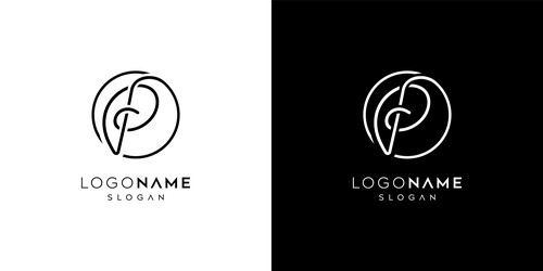 Calligraphy Lettering Script Font P Vector Images (over 200)