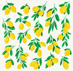 Abstract lemon Royalty Free Vector Image - VectorStock