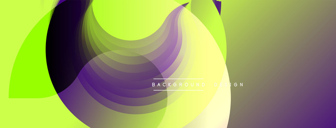 abstract vibrant layers create dynamic vector image