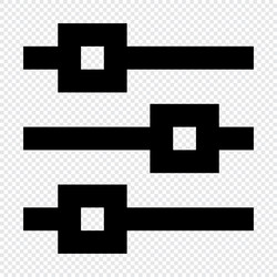 Settings icon suitable for website ui design vector