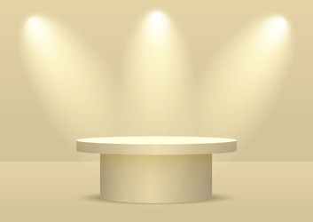 minimal modern display background with empty vector image