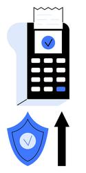 secure payment processing with verification vector image