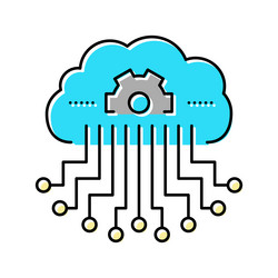 Cloud storage and working process neural network vector