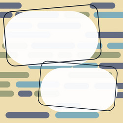 Comics design frames beautiful photo frame set Vector Image
