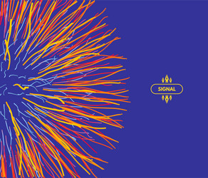 Dynamic Particle Technology Background vector