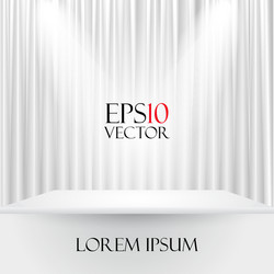 stage curtain Vector Image