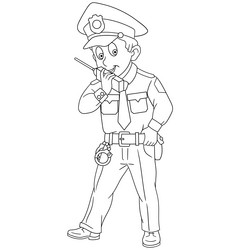 Policeman Black and White Clip Art Vector Images (over 300)