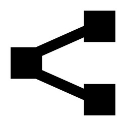 Share icon suitable for website ui design vector