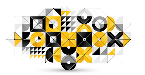abstract geometric background tech engineering vector image