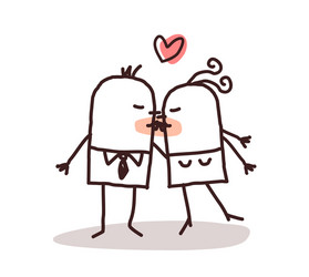 Black Couple Kissing Vector Images (over 3,300)