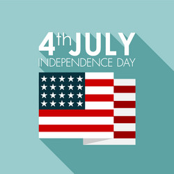 happy independence day united states america vector