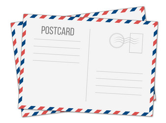 Retro Postcard Collection vector