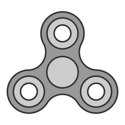 Hand spinner toy icon vector