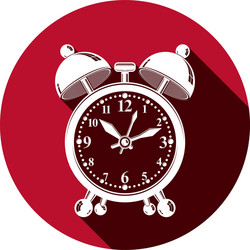 Alarm-clock 3d symbol best for use in graphic vector