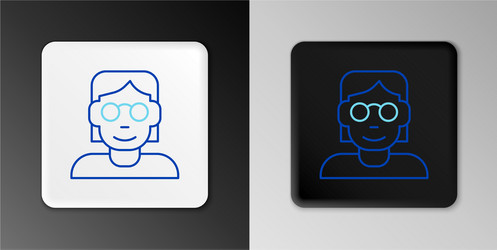 line hacker or coder icon isolated on grey vector image