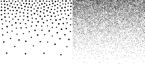 halftone circle dots gradient backgrounds vector image