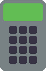 Keypad numbers object vector