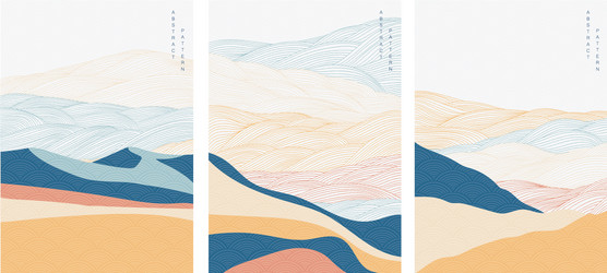 Abstract Wave Pattern Background vector image