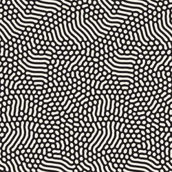Irregular Rounded Lines Pattern vector