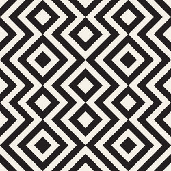 seamless pattern repeating geometric elements vector image