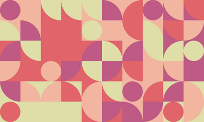 graphic geometric pattern with minimal shapes vector image