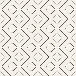 seamless pattern repeating geometric elements vector image