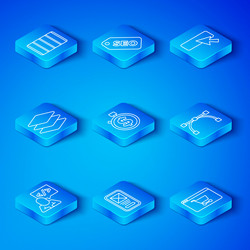 set line front end development time is money ui vector image