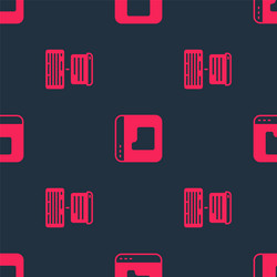 set server data web hosting and browser files vector image