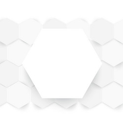 abstract color 3d hexagonal vector image