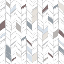 Herringbone Pattern - Sketchy & Textured vector image