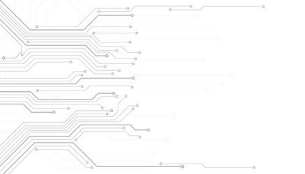 circuit board technology information frame vector image
