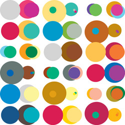 plazful random dots circles pattern vector image