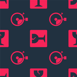 set fast time delivery and fragile broken glass vector image