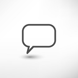 Message empty icon vector