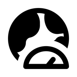 analyzing websites for internet speed vector image