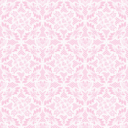 Ornamental lace pink background floral pattern vector