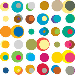 plazful random dots circles pattern vector image
