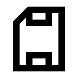 save icon suitable for website ui design vector image