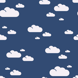 Seamless simple cloud pattern in a chaotic vector
