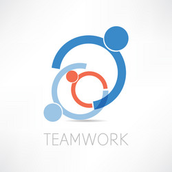 Concept of unity and teamwork Royalty Free Vector Image
