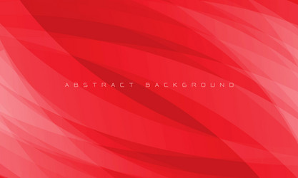 Abstract Red Curve Overlap vector image