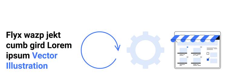 e-commerce development and optimization concept vector image