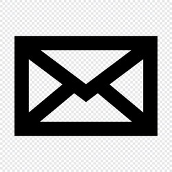 email icon suitable for website ui design vector image