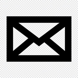 Email icon suitable for website ui design vector