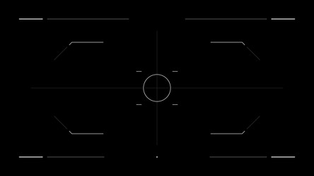 hud target loading aiming drone interface vector image