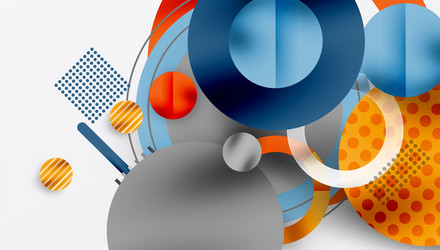 abstract geometric background with overlapping vector image