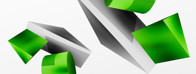 3d abstract background shapes triangle vector image