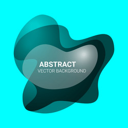 lliquid free form in translucent overlapping black vector image