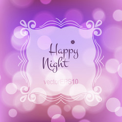 Stock fuzzy texture with bokeh effect and frame vector