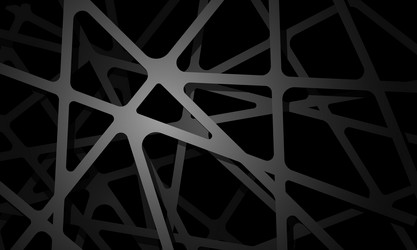 Abstract dark gray geometric mesh pattern overlap vector